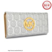 michael kors monogram flap continental groot zilver portefeuilles Hoge Quaity jkukm430